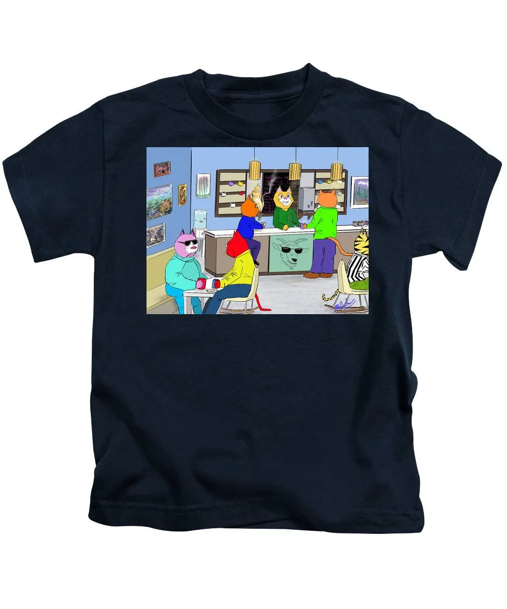 Coffee Cats - Kids T-Shirt