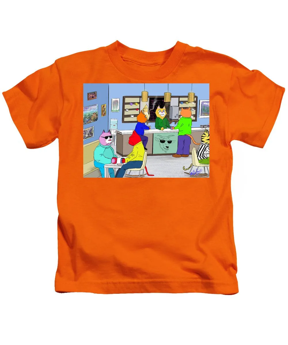 Coffee Cats - Kids T-Shirt