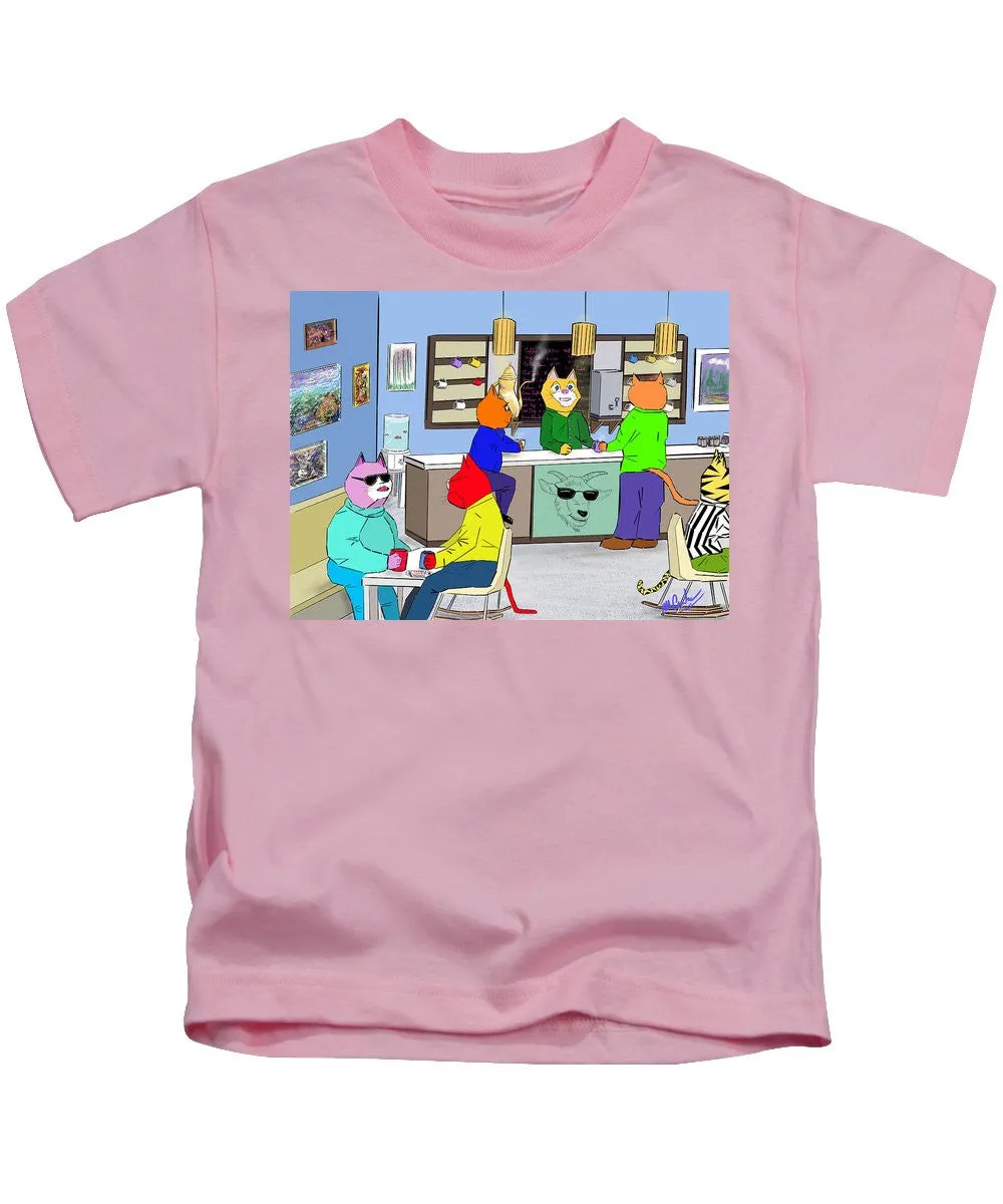 Coffee Cats - Kids T-Shirt