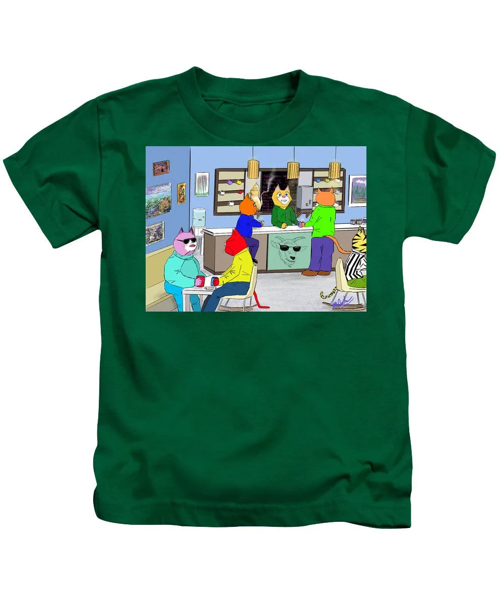 Coffee Cats - Kids T-Shirt