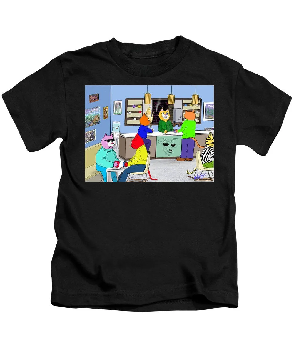 Coffee Cats - Kids T-Shirt