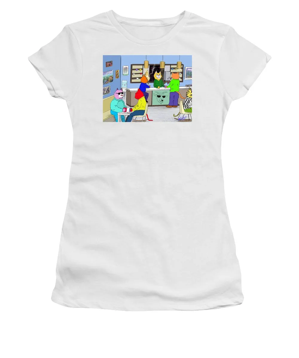 Coffee Cats - Women's T-Shirt (Junior Cut)
