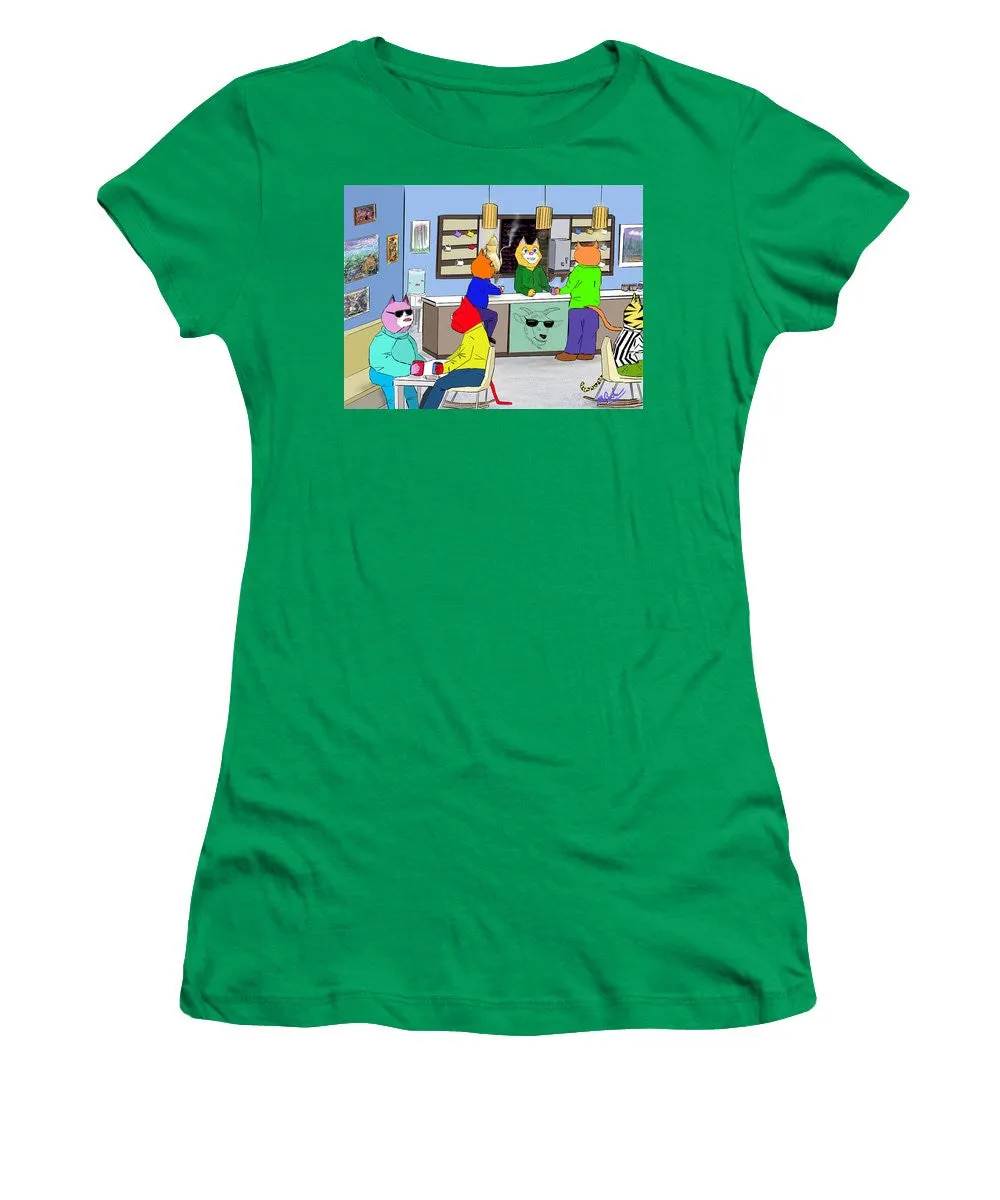 Coffee Cats - Women's T-Shirt (Junior Cut)