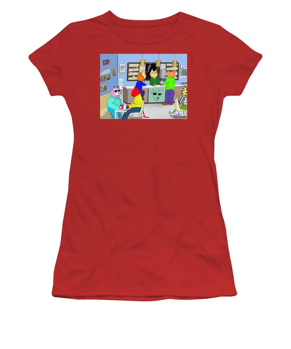 Coffee Cats - Women's T-Shirt (Junior Cut)