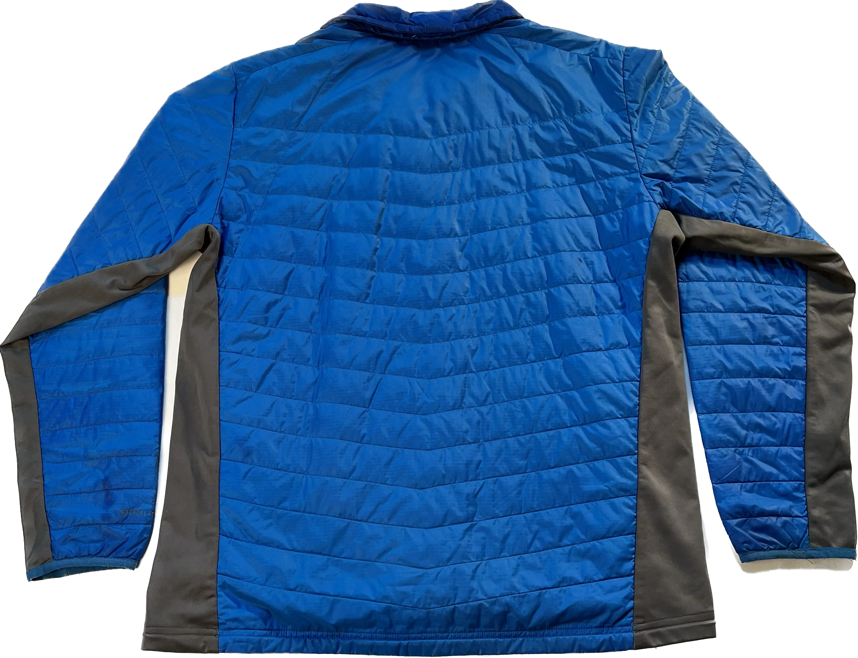 Columbia Puff Bomber Jacket Blue/Grey