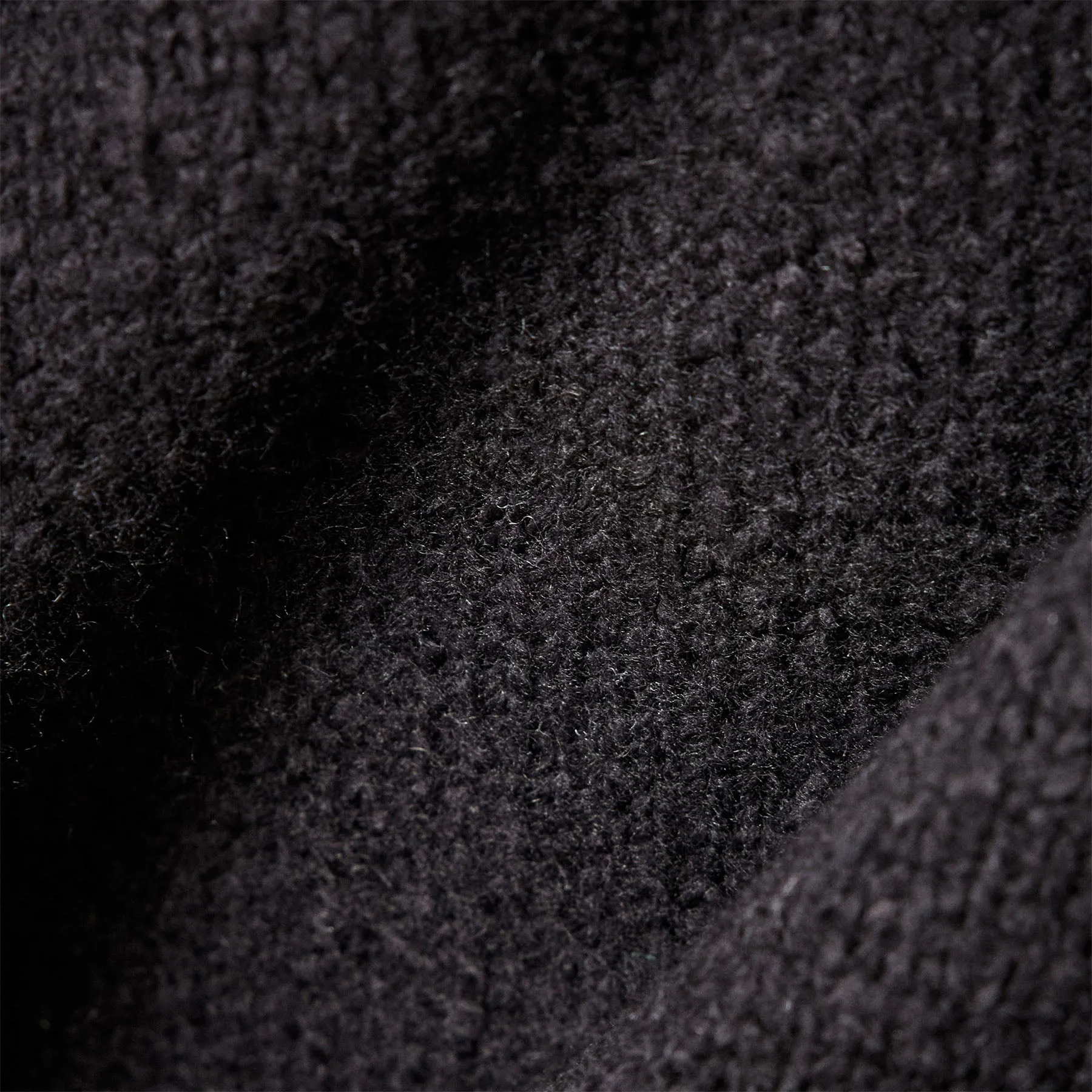 Cotton Cashmere Oversize Hoodie - Black