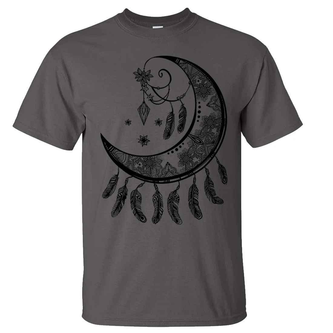Crescent Moon Dreamcatcher Black Asst Colors T-shirt/tee