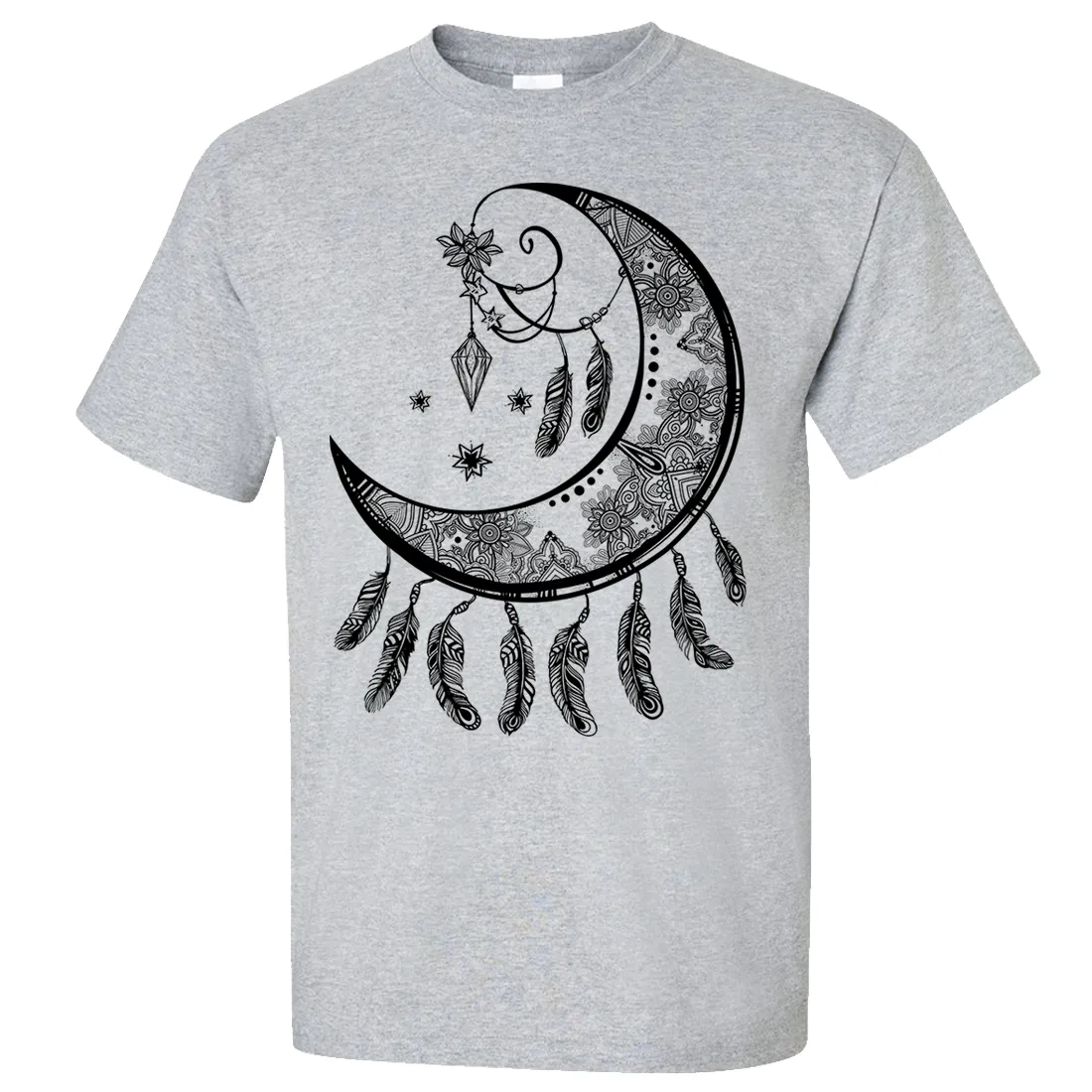 Crescent Moon Dreamcatcher Black Asst Colors T-shirt/tee