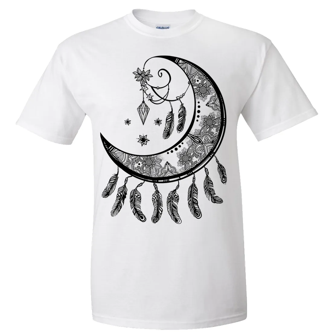 Crescent Moon Dreamcatcher Black Asst Colors T-shirt/tee