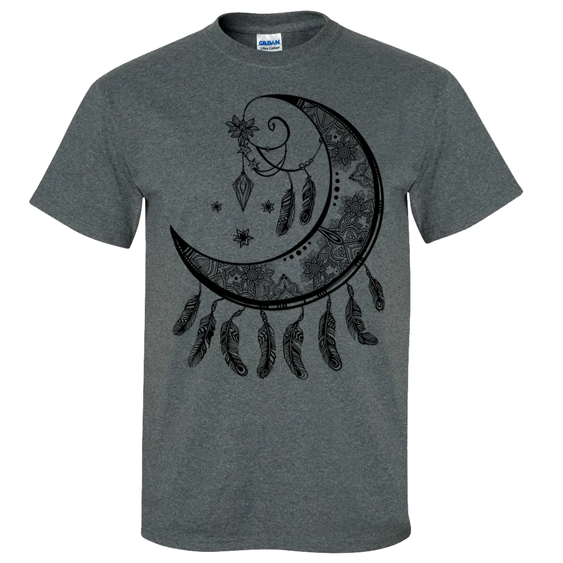 Crescent Moon Dreamcatcher Black Asst Colors T-shirt/tee