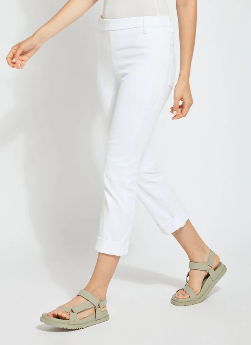 Cropped Boyfriend - White - FINAL SALE