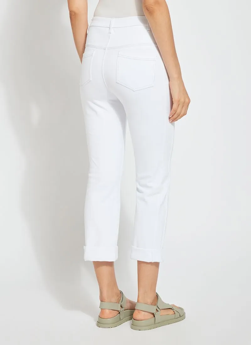 Cropped Boyfriend - White - FINAL SALE