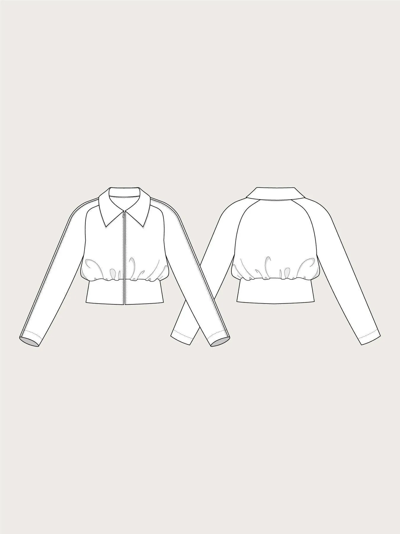 CROPPED JACKET PATTERN -- The Assembly Line Patterns
