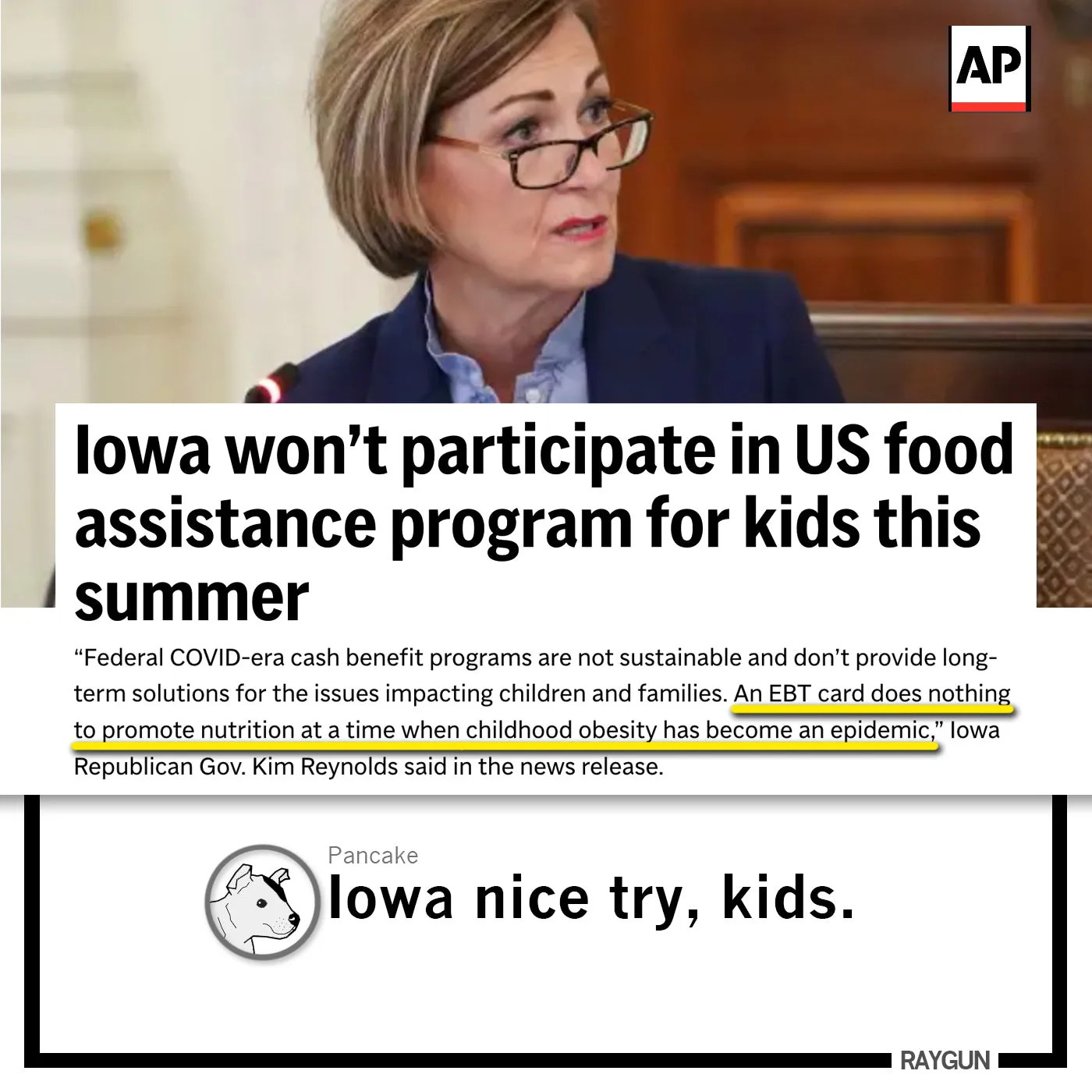 Cruella De Moines: Kim Reynolds