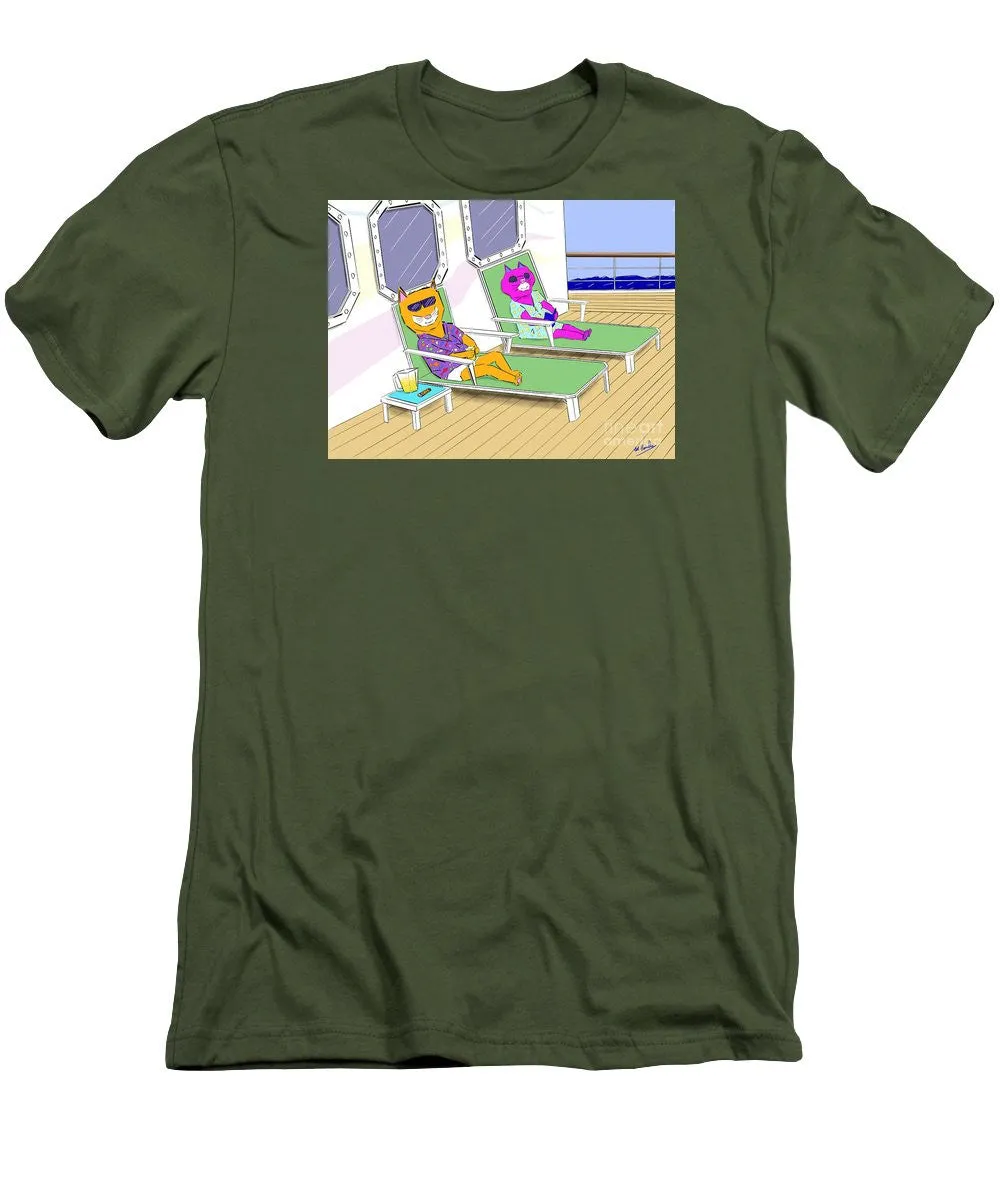 Cruise Cats - Men's T-Shirt (Slim Fit)