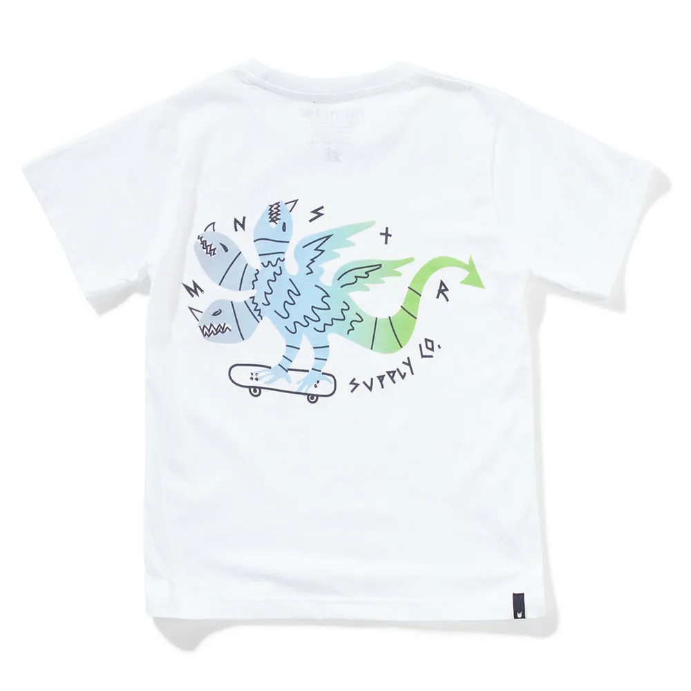 Dragonskate Ss Tee - White
