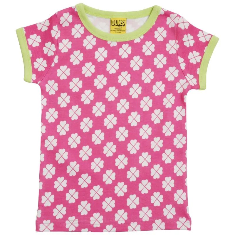 DUNS Sweden Kids Clover T-shirt - Pink