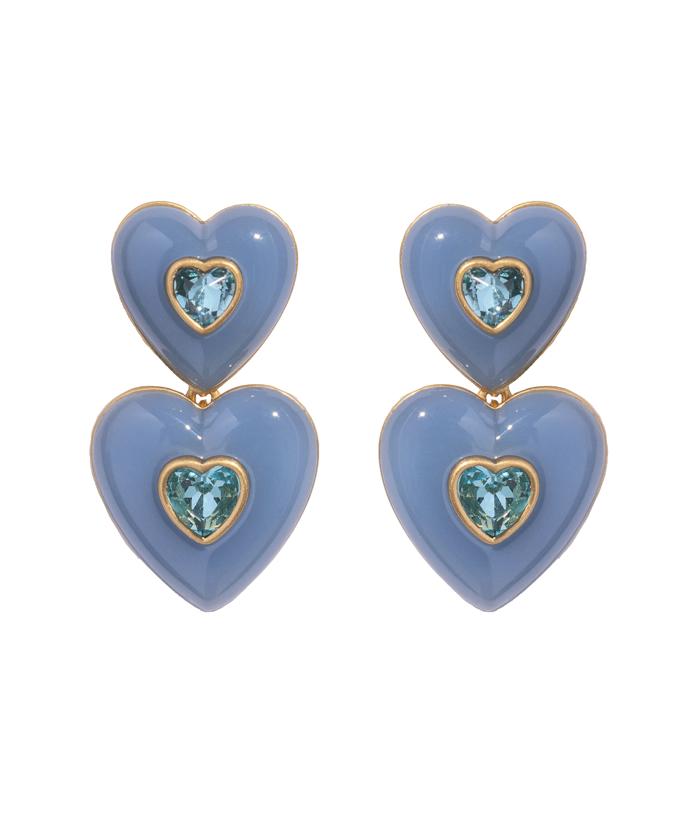Elodie Heart Drop Earrings