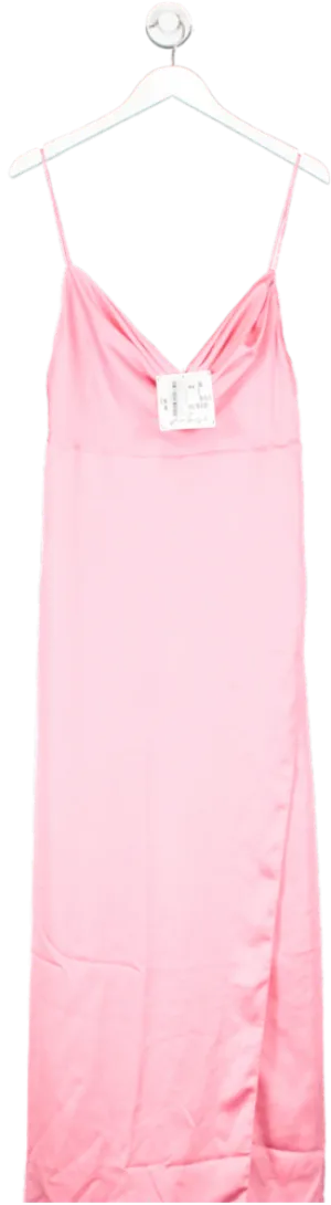 Fame And Partners Pink The Rosabel Maxi Dress UK 16