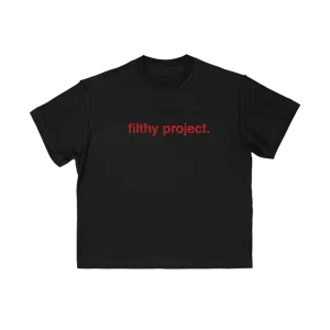 filthy® expert level graphic design tee black