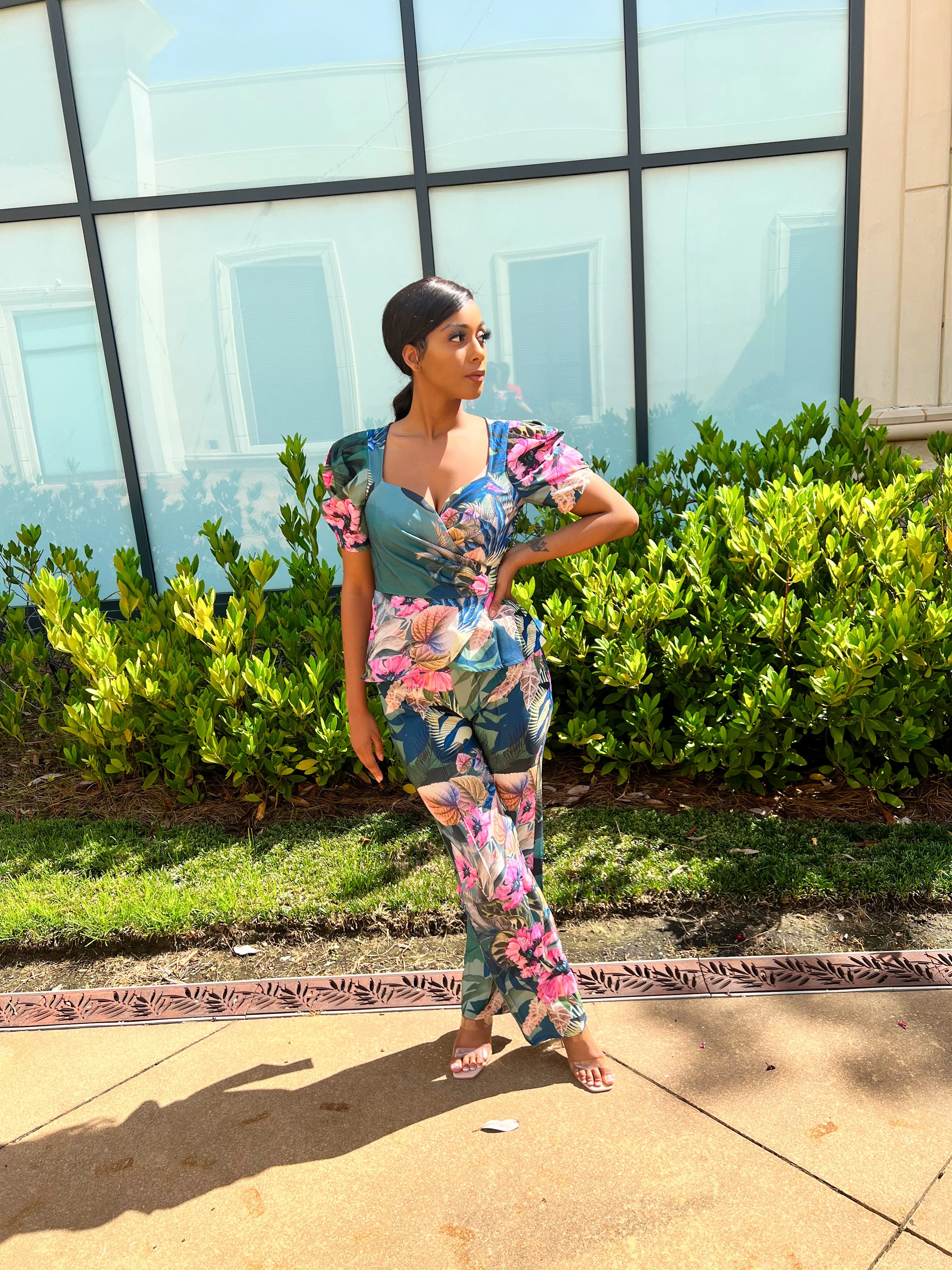 Floral Pants Set