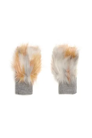 Flurry Candy Mittens Grey