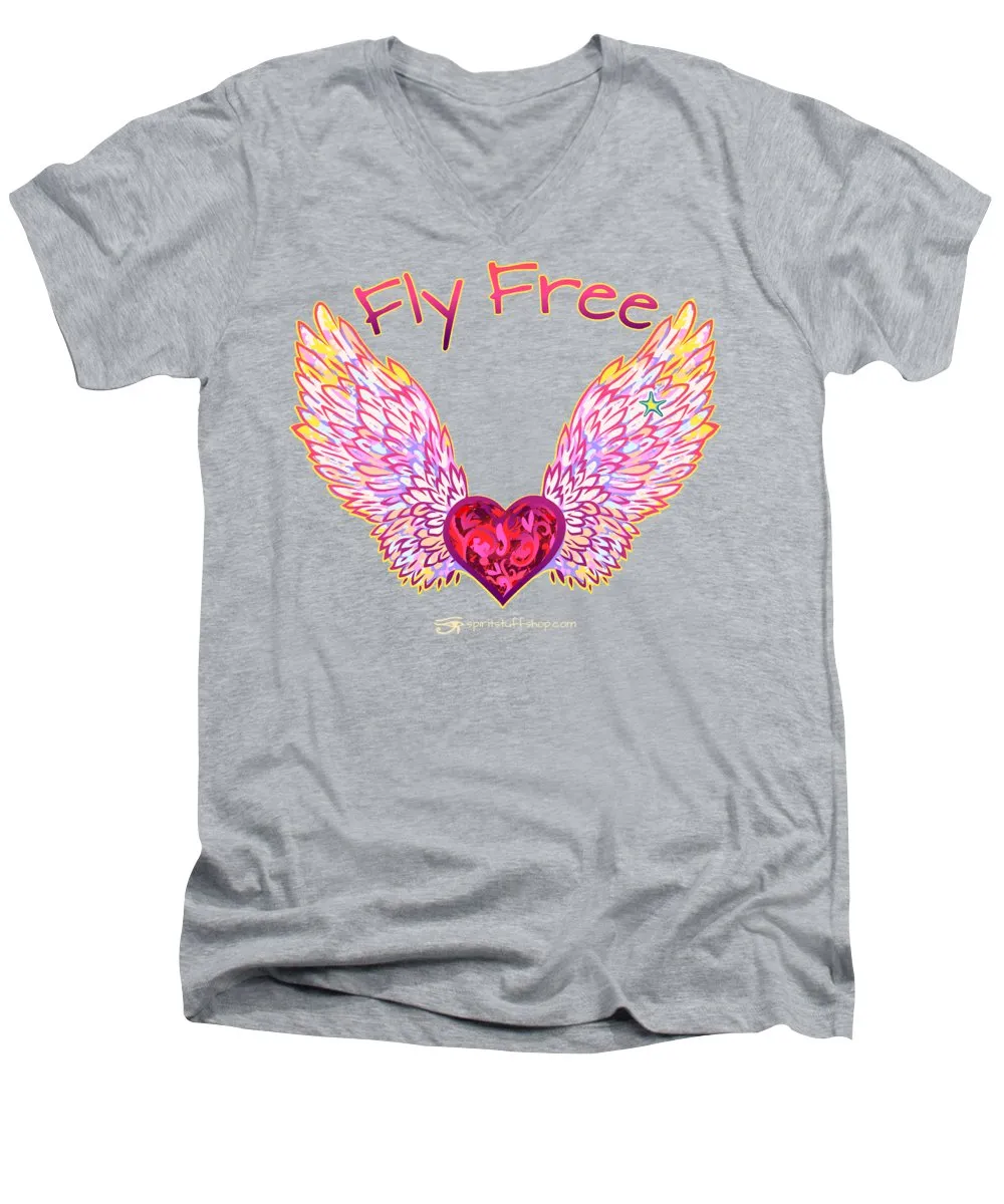 Fly Free - Men's V-Neck T-Shirt