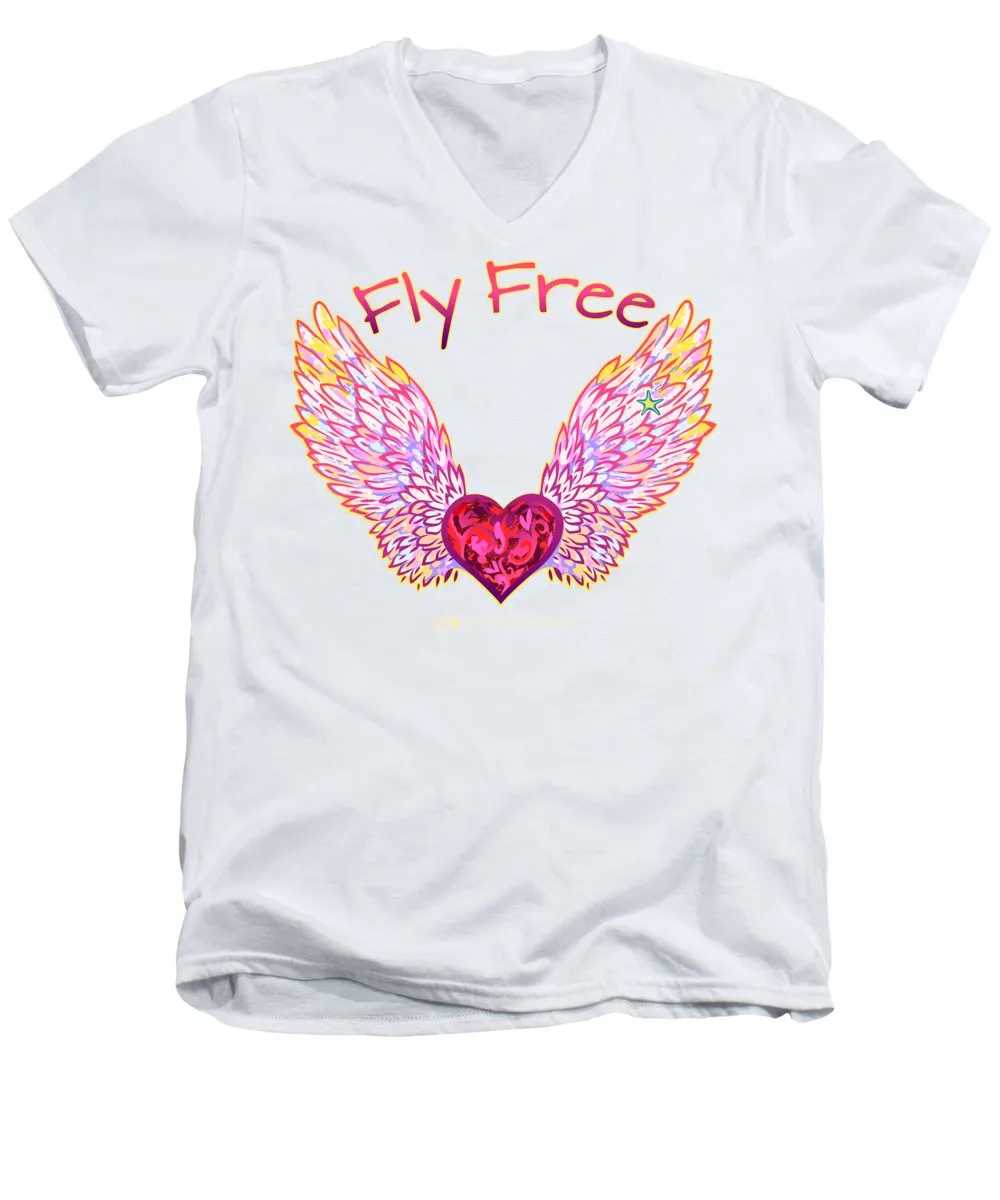 Fly Free - Men's V-Neck T-Shirt