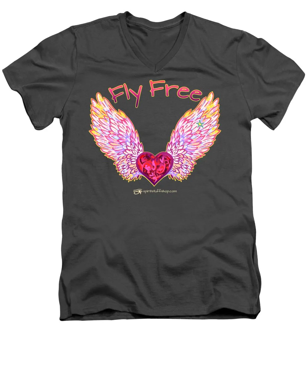 Fly Free - Men's V-Neck T-Shirt