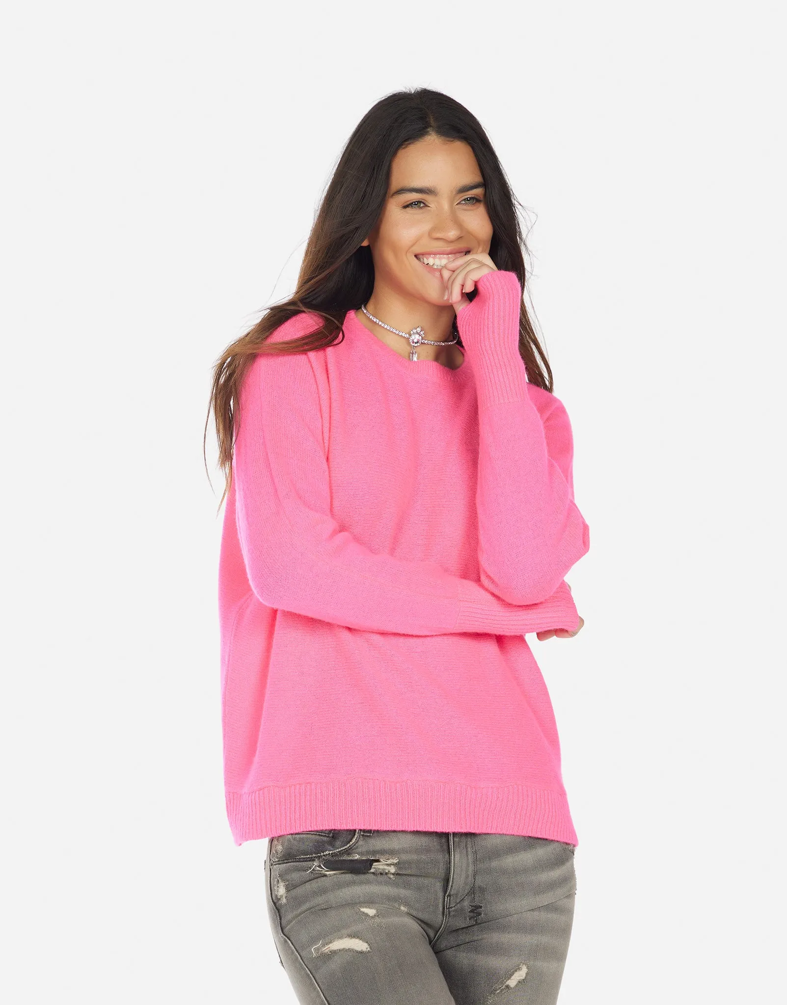 Gabriel Neon Pink Cashmere
