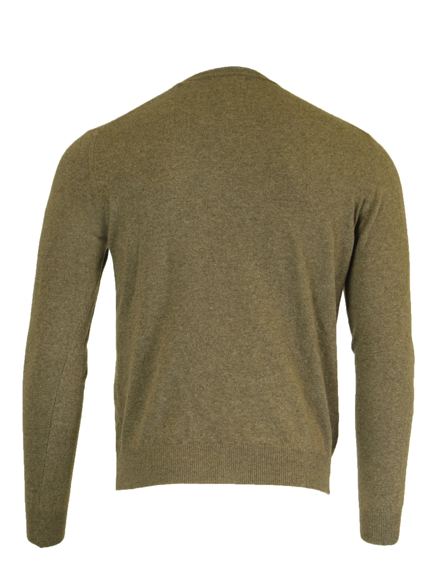 Gant Men's O3 Twin Rib Crew, Medium, Dark Sand Melange