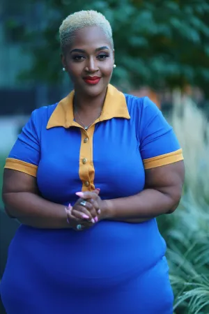 Give Em the Blues Dress
