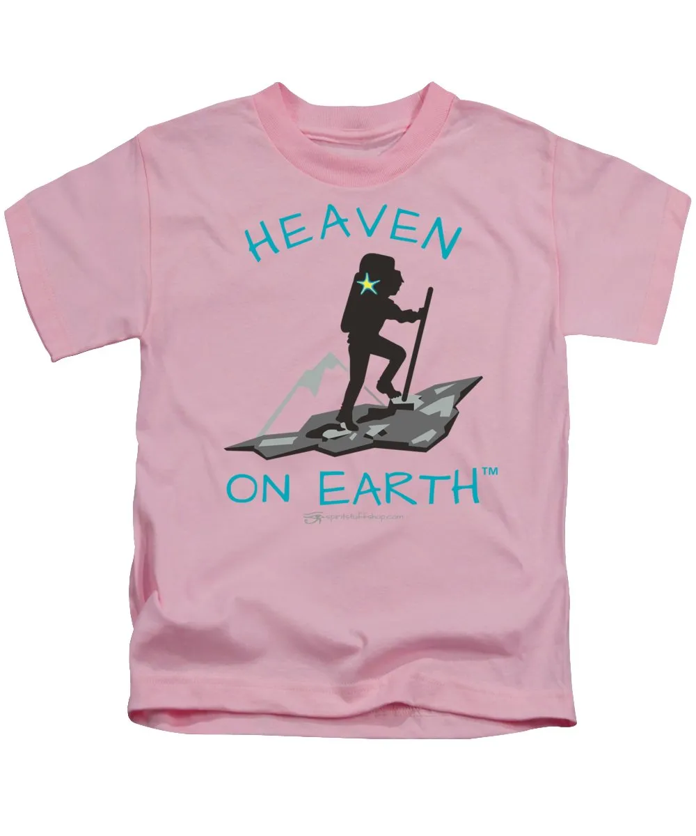 Hiker Heaven On Earth - Kids T-Shirt