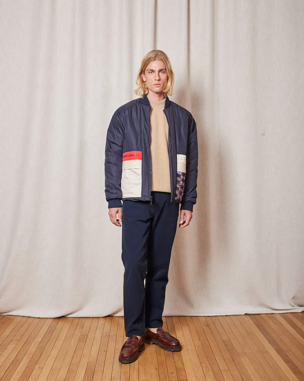 Homecore - JR Puffer Reversible Jacket - Navy