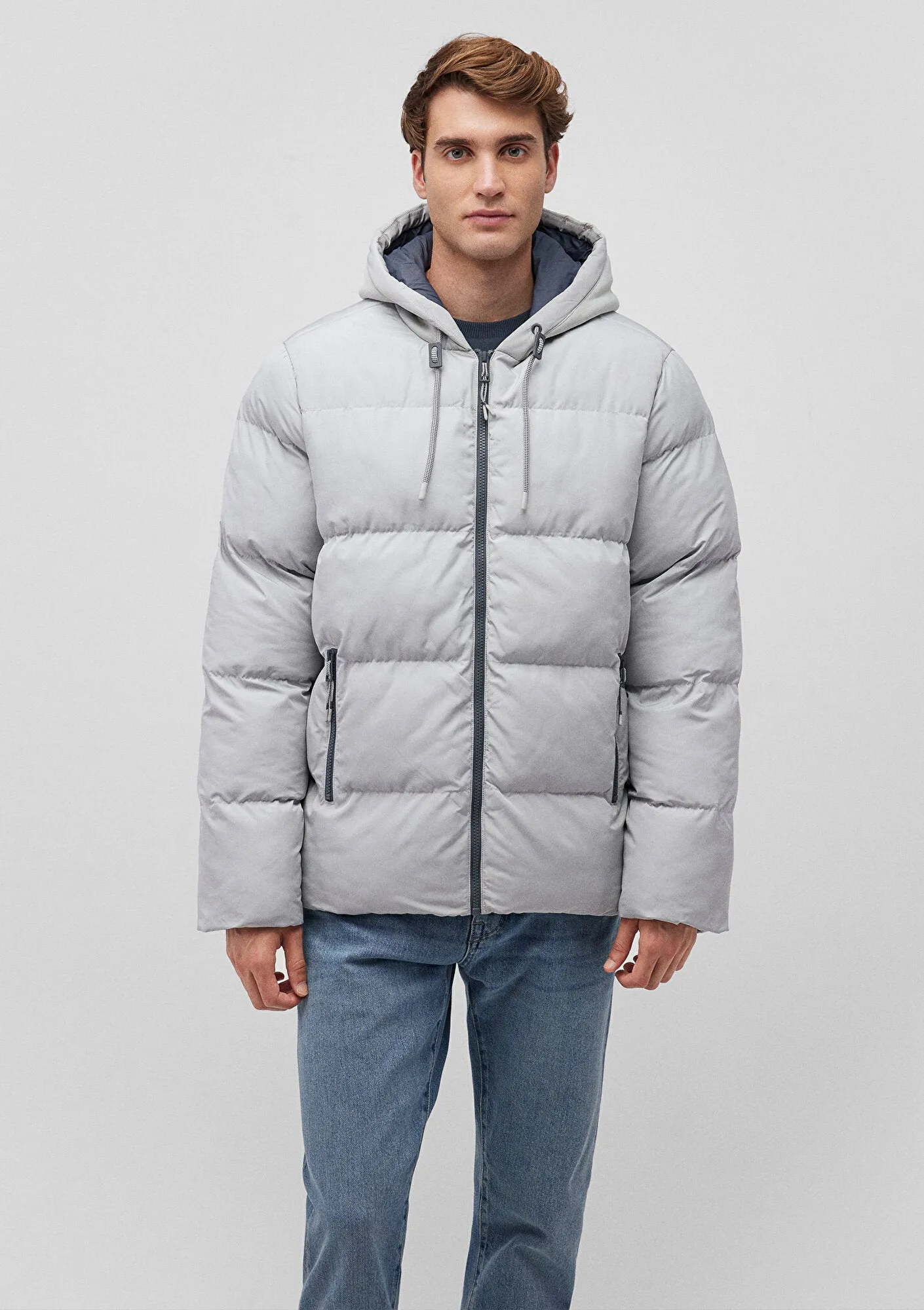 Hooded Grey Jacket