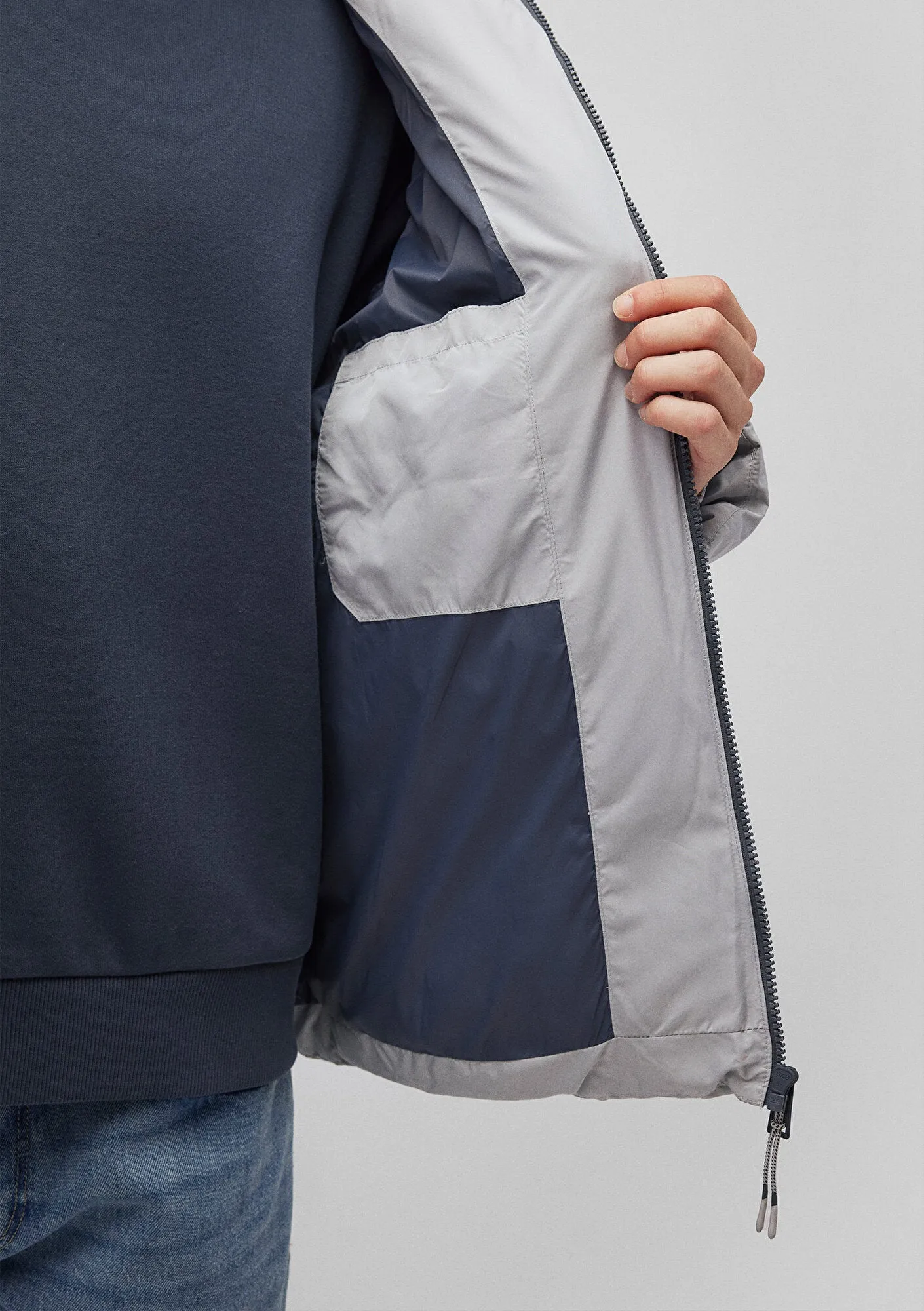 Hooded Grey Jacket