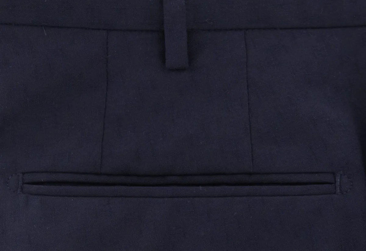 Incotex Midnight Navy Blue Pants