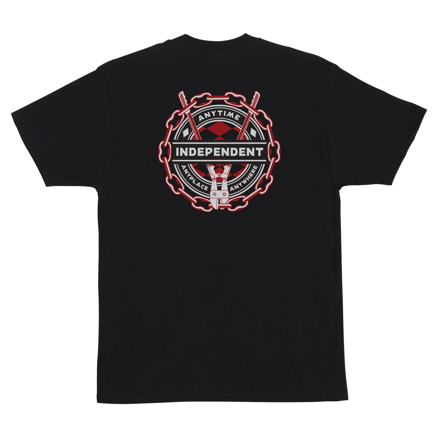 INDEPENDENT Anytime Anywhere Chain Tee Black