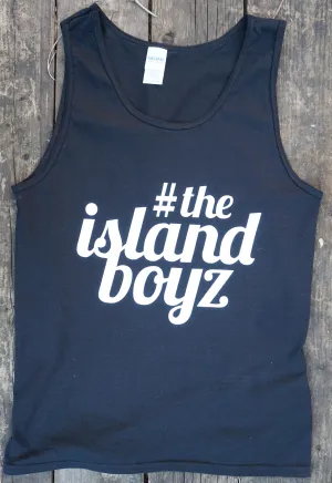 Island Boyz Tank Top Black with White Logo
