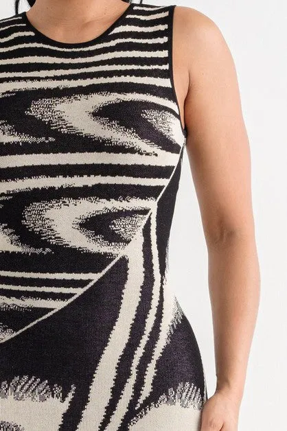 Jacquard Maxi Dress