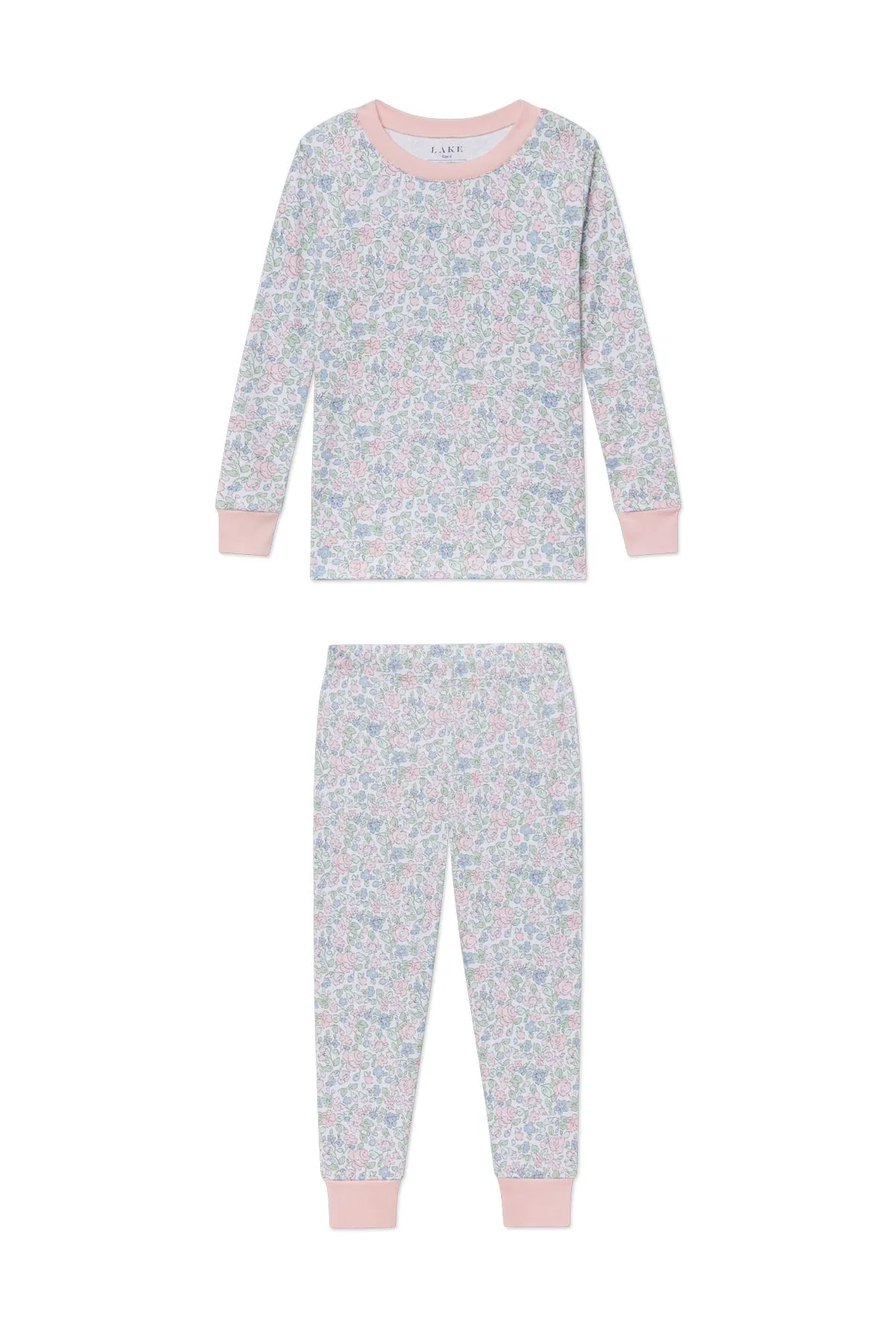 Kids Long-Long Set in English Rose Elizabeth Floral