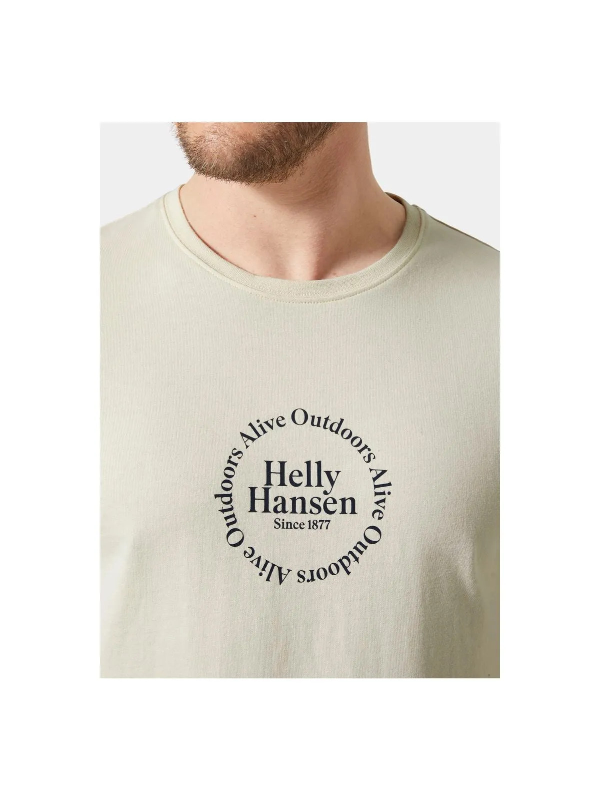 Koszulka HELLY HANSEN Core Graphic T beżowy
