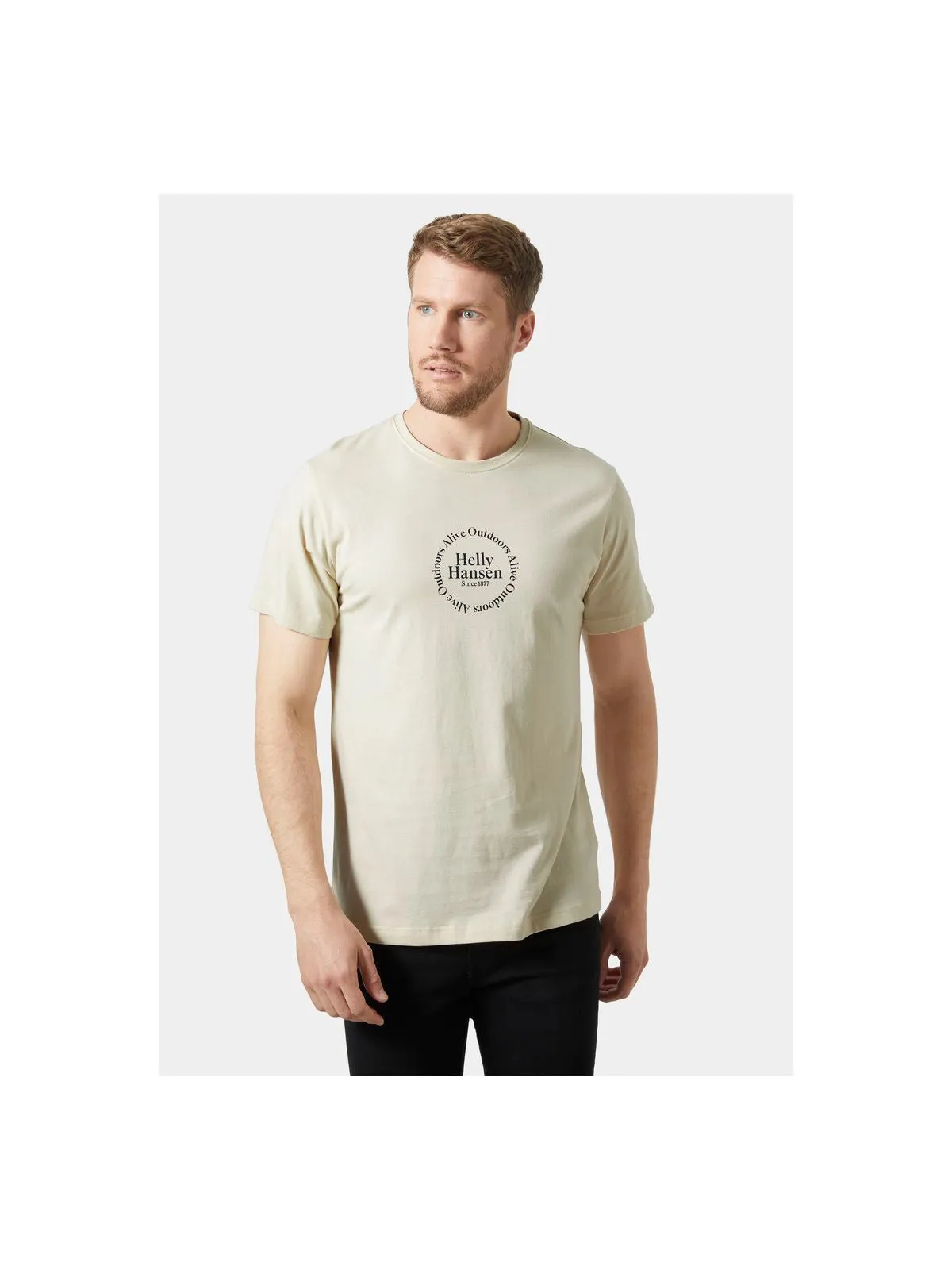 Koszulka HELLY HANSEN Core Graphic T beżowy