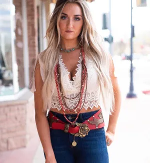Lace Detail Crop top