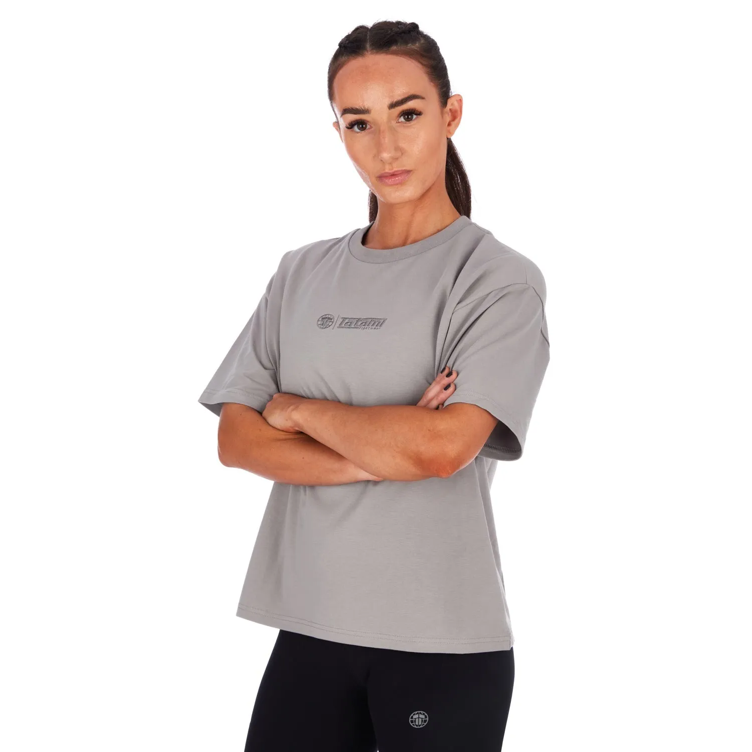 Ladies Brand T-Shirt - Grey