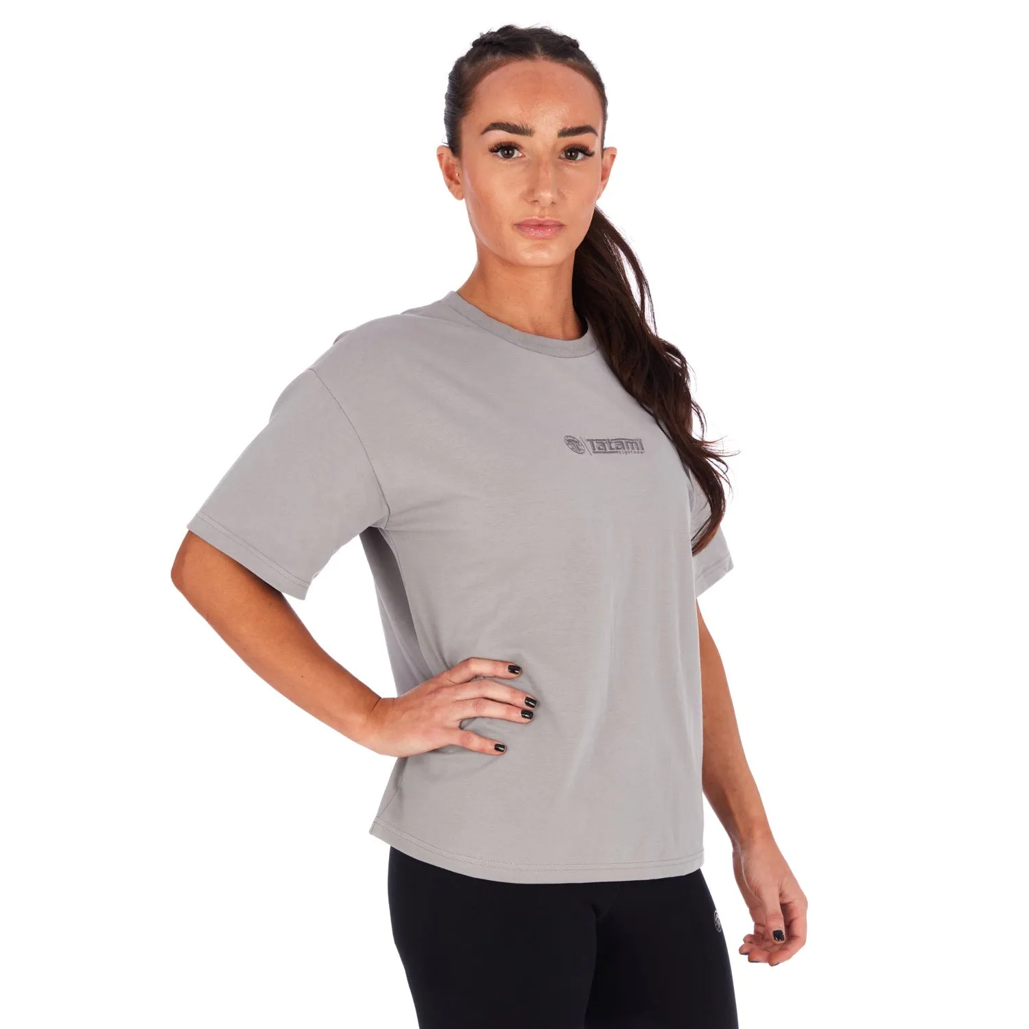 Ladies Brand T-Shirt - Grey
