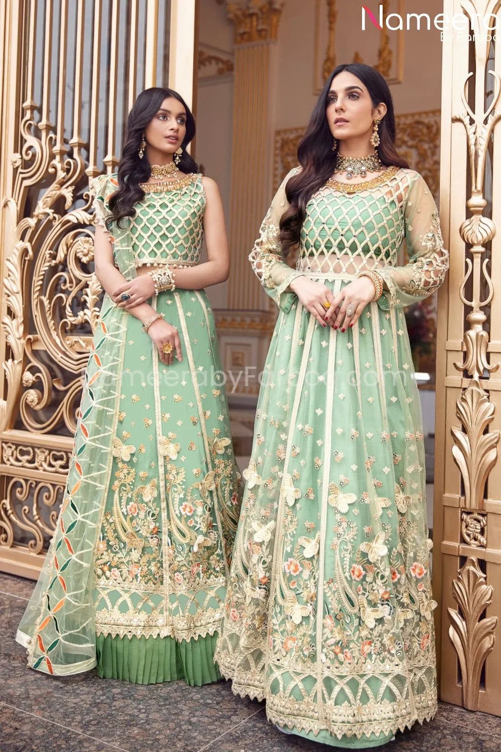 Latest Maxi Dress Pakistani for Wedding Party #BP184