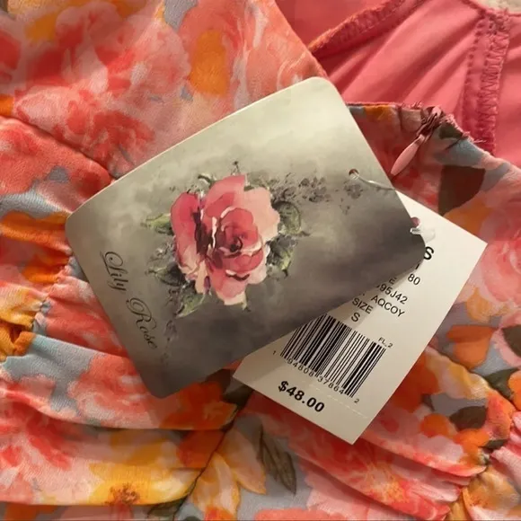 Lily Rose Floral Ruched Bodycon Mini Dress 💐​​​​​​​​​