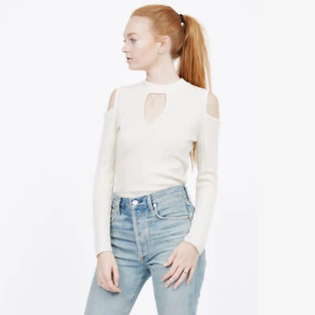 Lucille Cold Shoulder in Cashmere
