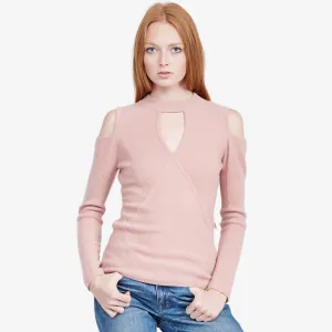 Lucille Cold Shoulder in Cashmere